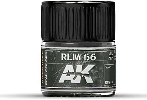 AK Interactive real Color Air singură linie de vopsea 10ml-RC206 prin RC284 culoare: RLM 66-RC273
