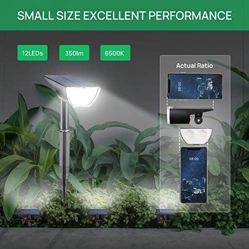 Linkind Starrays 2-in-1 Solar Outdoor Lights 6 Pack & Solar Solar Solar Lights, 8 pachet