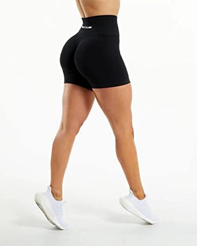 Pantaloni scurți de antrenament Buttflamn pentru femei Consolidează spandex pantaloni scurți de motociclisti cu talie înaltă