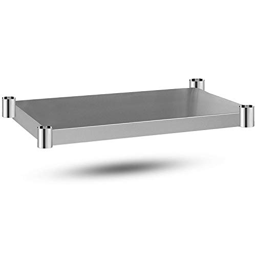 Galvanizat sub raft pentru mese de lucru - Durasteel raft inferior suplimentar reglabil pentru 24 x 36 din oțel inoxidabil