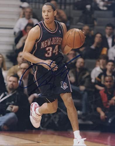 Devin Harris Nets semnat autografat 8x10 Foto w/COA - Fotografii autografate NBA