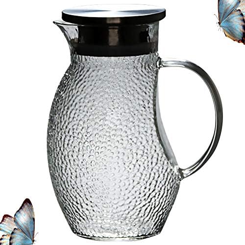 Teapot Doitool, 1pc sticlă cu rață Duckbill Buttlet cu apă rece, îngroșare, ceainic de sticlă de mare capacitate de mare capacitate