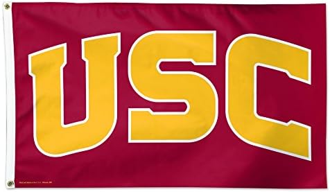 NCAA USC Trojans Flag Deluxe, 3 x 5 ', MULTICOLOR WINCRAFT