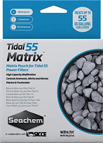 Seachem Matrix Biofilter de mare Capacitate-filtrare mareelor Marine și de apă dulce, alb