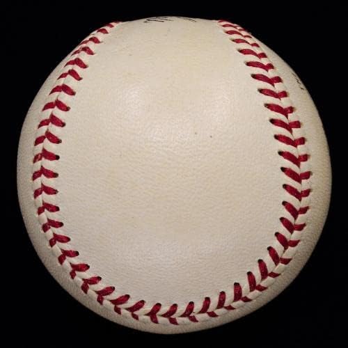 Cel mai fin Fred Clarke Single a semnat Onl Baseball Ultra rare HOF D. 1960 JSA - Baseballs autografate