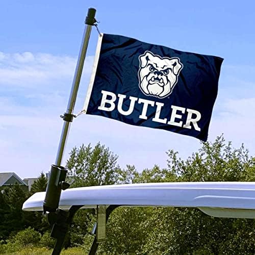 Butler Bulldogs Boat și Mini Flag și Set de suport pentru stâlpi de pavilion