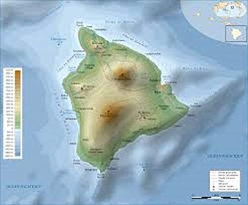 Harta GPS Topo pentru Garmin Hawaii HI