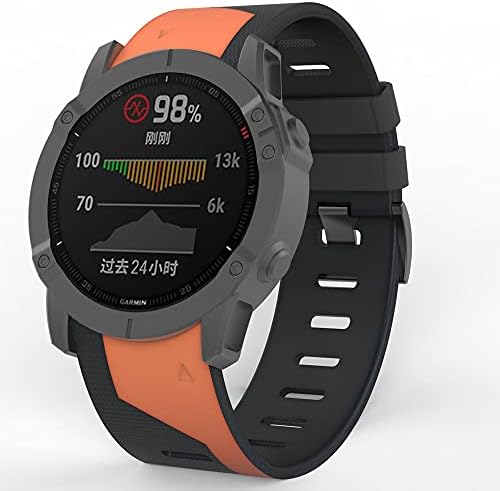 SKM 26 22mm Quick Fit Watchband pentru Garmin Fenix 6x 6 Pro 5x 5 Plus 3 ore 935 Curele Enduro Silicon EasyFit eliberare rapidă