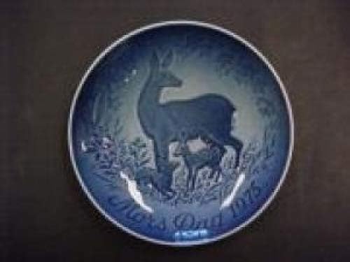 Bing & Grondahl Mothers Day Plate Doe and Fawn 1975