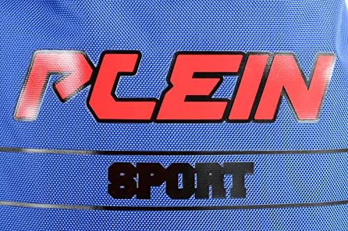 Plein Sport Unisex Blue Logo Imprimat Geantă de rucsac mare