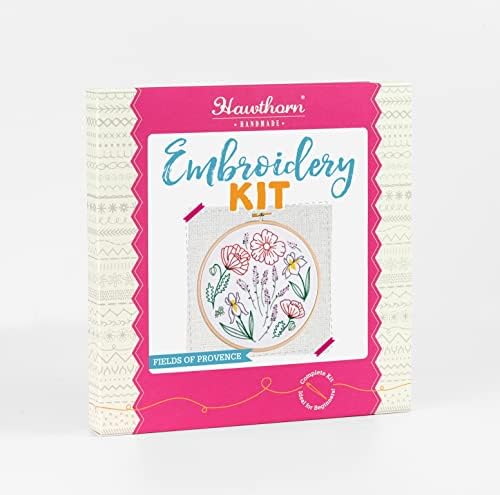 Hawthorn Handmade Brodery Kit - Kituri de broderie moderne cu instrucțiuni ușor de urmărit | DIY | Excelent pentru începători