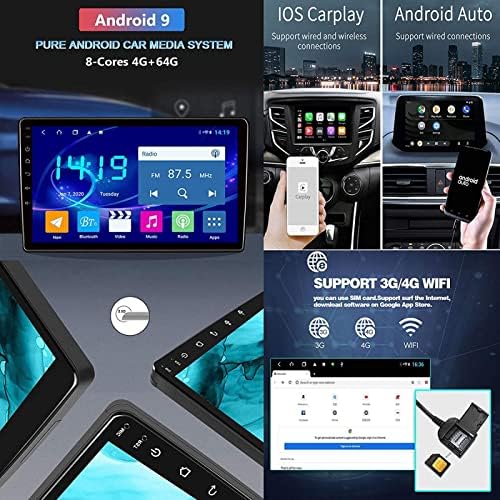 Player multimedia auto, Android 9.1 Sistem de 9 inci cu ecran tactil Radio GPS GPS pentru Be.NZ SMART -2018, cu radio stereo