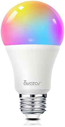 Avatarcontrols Wifi Smart LED bec, E26 6.5 W Dimmable RGB Multi-color Schimbarea acasă lumina, compatibil cu Alexa / Google