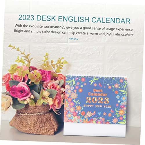 Operitacx 5pcs 2023 Calendar Iepuraș decor Calendar chinezesc Accesorii pentru birou pentru copii 2023 Calendar Anul Nou Calendar