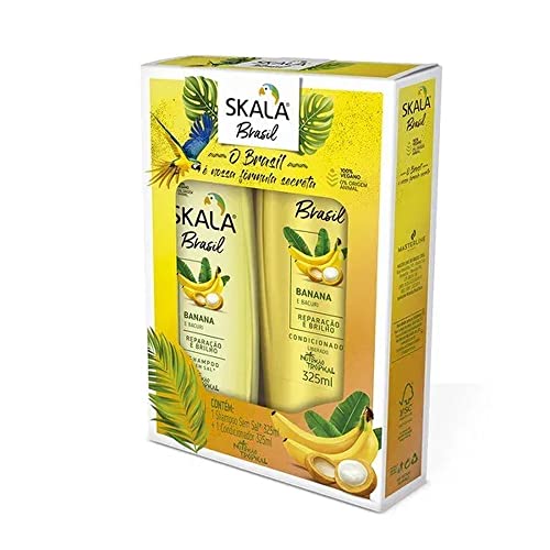 Skala-Brazilia line-Kit de șampon și balsam pentru banane și Bacuri -)