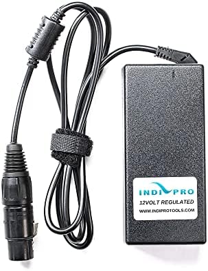 INDIPRO 12V, 10A AC Sursă de alimentare cu 4 pini Conector feminin Neutrix XLR | Camere Power Pro, lumini și alte dispozitive