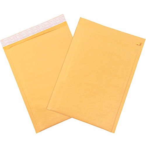 Auto-sigiliu cu bule Mailers w/tear Strip, 7, 14 1/4 x 20, Kraft, 50 / caz