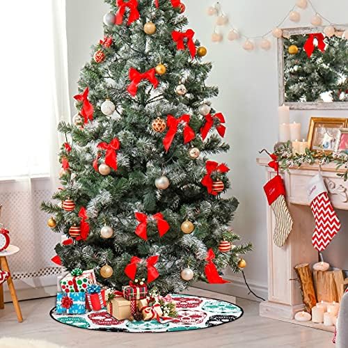 Craniți copac de Crăciun matrea impermeabilă copac suport covor covor sub accesoriu pentru pom de Crăciun pentru ornament de