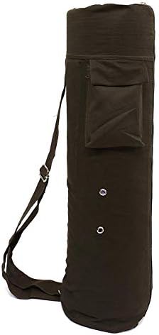 KD Yoga Mat Bag Cover Full Zip de dimensiuni mari de stocare dublu se potrivește Yoga Mat, bloc, curea & Mai mult 3 buzunare