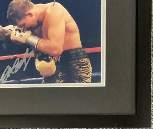 James Toney a semnat Foto 8x10 Matd Framed Vasilly Jirov Boxing Autograph TPG - Fotografii cu box autografat