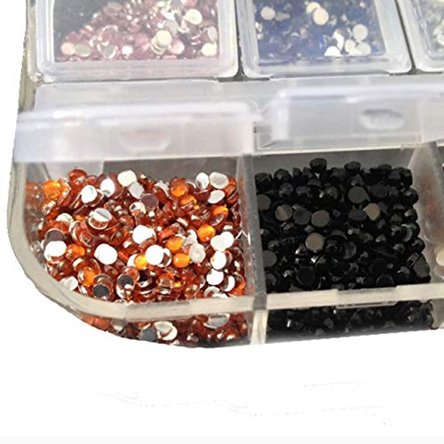 1 PC -uri cu unghii colorate cu unghii arta cristale de strasie DIY Professional Beads Designuri de unghii Magnific popular