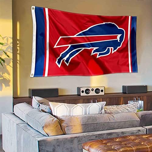 Buffalo Bills roșu 3x5 Grommet Flag