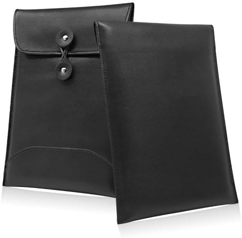 BoxWave caz compatibil cu Pocketbook Basic 3-Nero piele plic, piele portofel stil Flip Cover pentru Pocketbook Basic 3