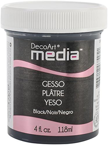 Deco Art Media Gesso, 4 uncii, negru