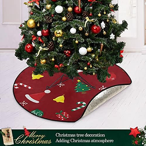 Cute Craciun de Crăciun Mat Mat Arbore Apel Itea Stand Tavă Covor Covor sub Crăciun Accesoriu pentru Ornamente pentru petreceri