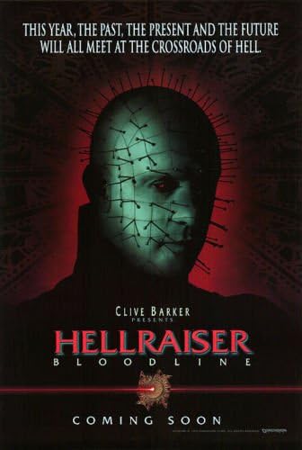 Hellraiser Bloodline - 27 x40 D/S Poster Film Original One Foaie 1996 Clive Barker