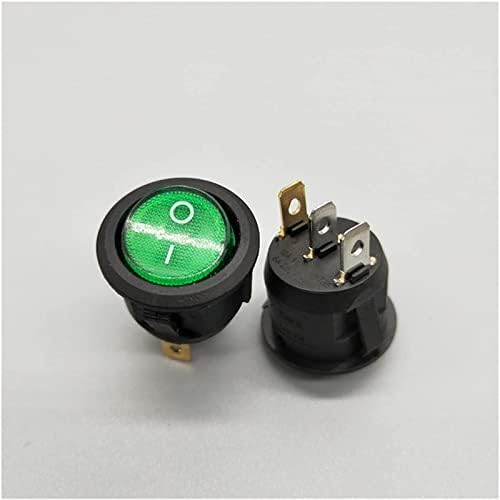 Comutator basculant 1buc KCd1 20mm comutator LED cu 3 pini 10a 12V comutator de alimentare lampă Lift buton Auto lumină Pornit