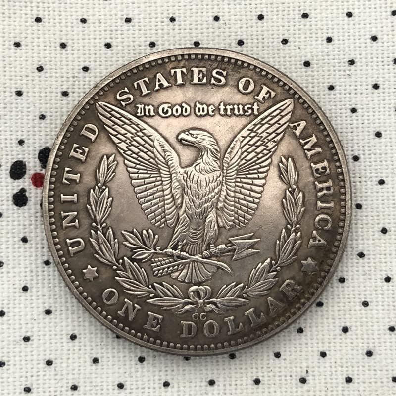 Qingfeng 38mm Antique Silver Dollar Coin SUA Morgan Hobo Coin 1881 - CC Crafts #186