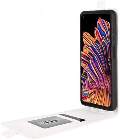 Husă HualuBro Samsung Galaxy Xcover Pro, portofel Retro din piele PU rezistent la șocuri Folio Flip Husă cu suport pentru slot