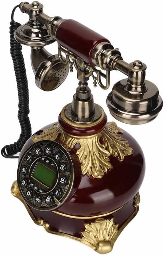 MJWDP Vintage Telefon Antic Telefon Funcție de depozitare puternică pentru living pentru dormitoare pentru birou