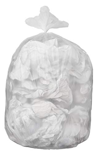 comercial 55 galoane saci de gunoi 38 x 58 - 22 microni clar densitate mare saci de gunoi comerciale-150 count