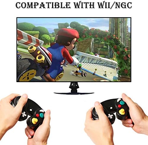 Controler Reiso Gamecube, 2 pachete NGC Classic Wired Controller pentru Wii Game cube