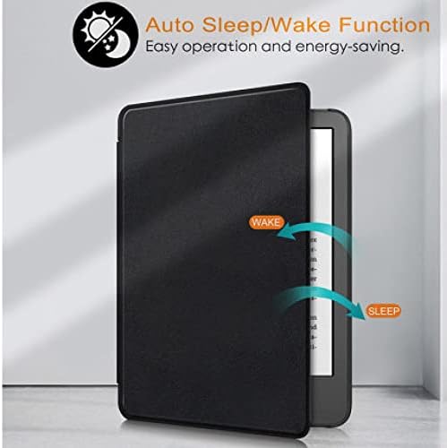 Husă subțire pentru noua generație Kindle a 11-A-lansare 2022-copertă de carte din piele PU Premium cu somn/trezire automată