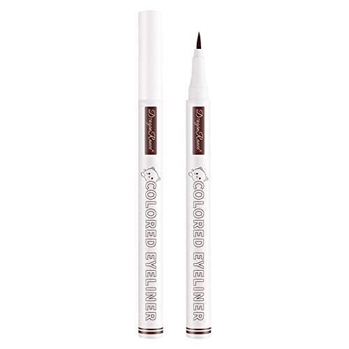 Creion lichid pentru Eyeliner de culoare stilou pentru viermi de mătase-Anti-transpirație Non-smudge potrivit pentru cadou