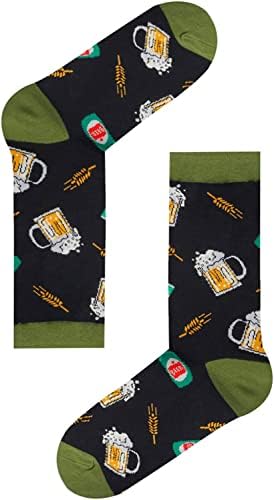 Happypop Unisex Beer Socks Cadouri pentru bere pentru bărbați, cadouri pentru iubitorii de bere Cadouri amuzante de bere