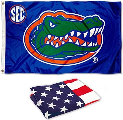 Universitatea din Florida SEC Logo Flag și Set de pavilion 3x5 SUA