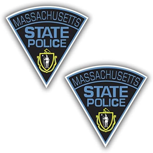 Autocolante Kramer de 4 inci Massachusetts Poliție de stat Autocolant pentru automobile pentru vinil de decalare cu geam auto autocolant autocolant autocolant laptop de motocicletă